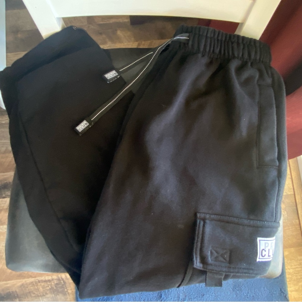 black size medium men’s pro club sweatpants - Picture 3 of 5
